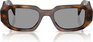 Prada 51mm Rectangular Sunglasses