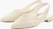 LASCANA Textured Slingback Ballet Flats