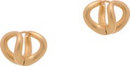 Reiss Phoebe Parallel Lines Huggie Earrings