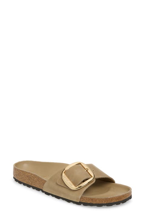 Madrid Big Buckle Slide Sandal (Women)