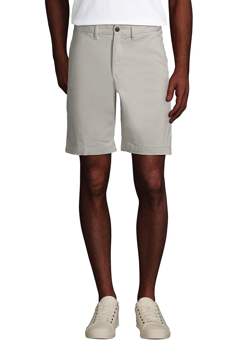 Lands' End Big 9 Inch Comfort Waist Comfort First Knockabout Chino Shorts, Main, color, 