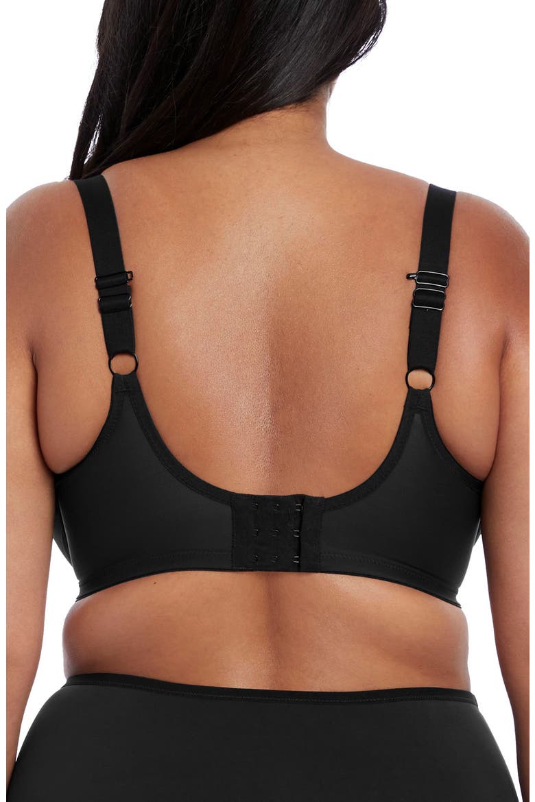 Lydia Full Figure Underwire Convertible Bra, Alternate, color, BLACK