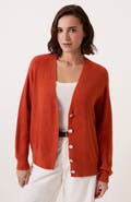 Celtic & Co. Slouchy Ribbed V-Neck Cardigan