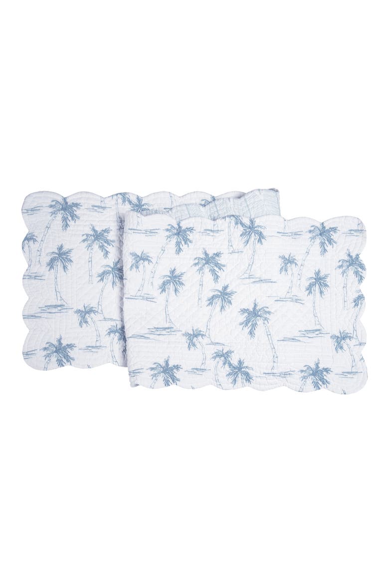 Blue Paradise Table Runner 14" x 51", Main, color, Blue