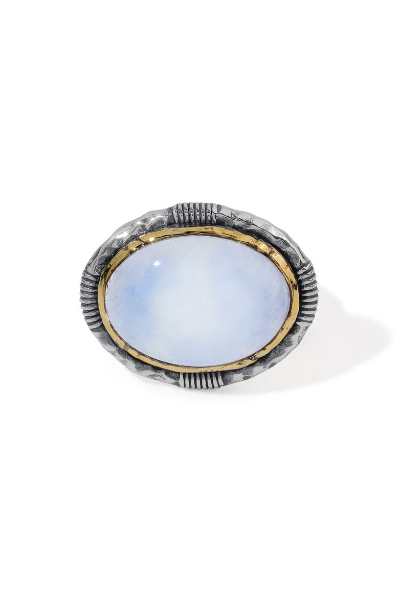 Cabochon Cocktail Ring, Alternate, color, BLUE
