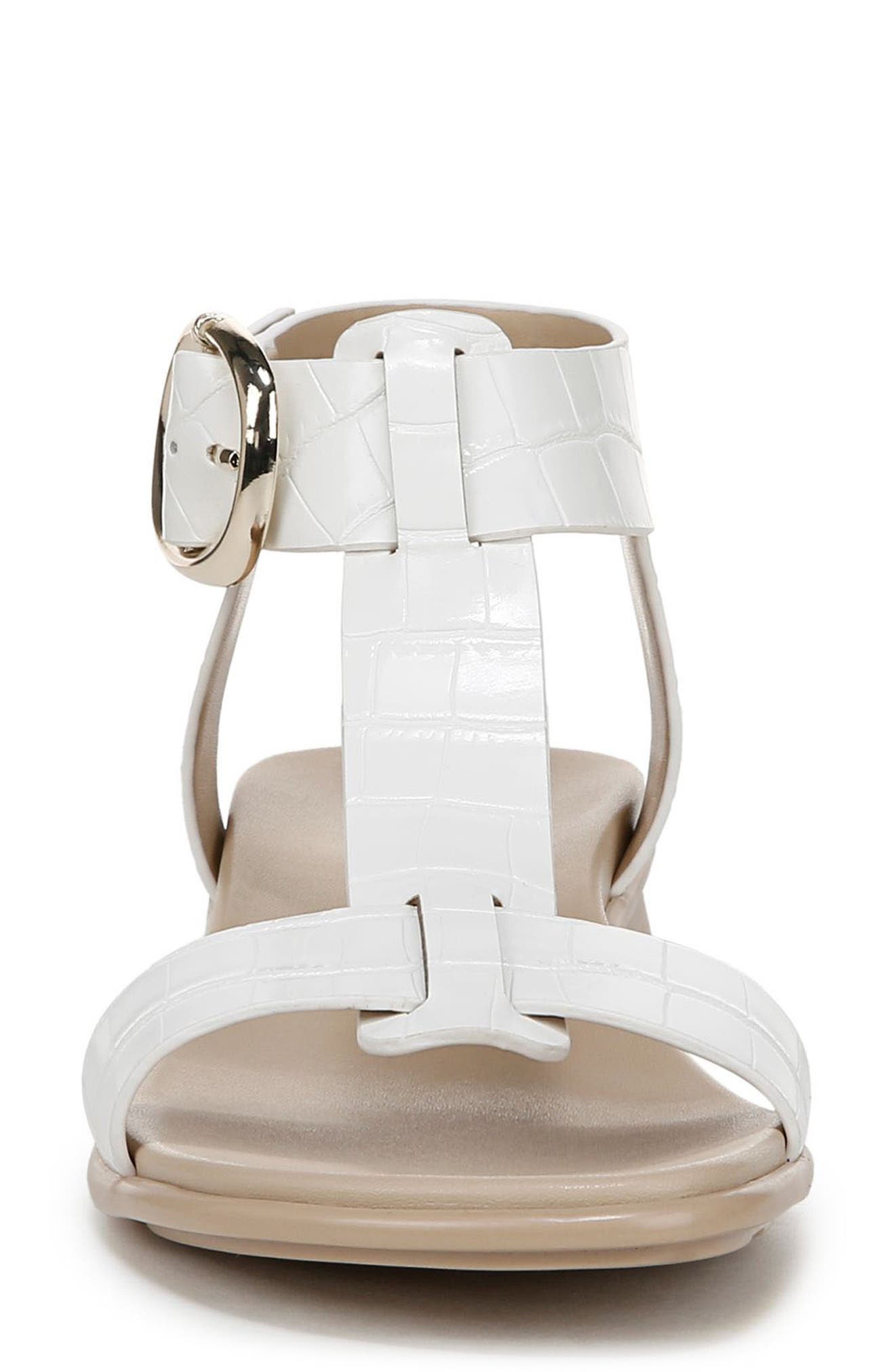 Naturalizer Brandy T-Strap Sandal, Alternate, color, White