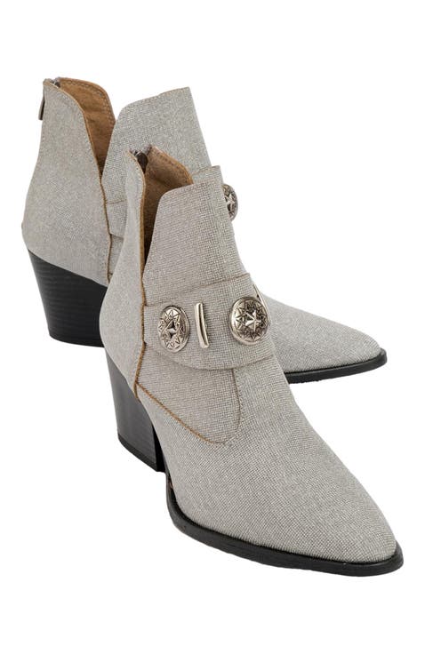 Kenda Buckle Block Heel Boot