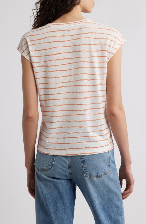 Wit & Wisdom Stripe Linen Blend T-shirt