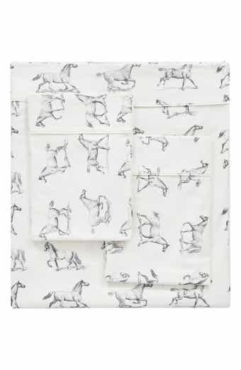 Horse Flannel Sheet Set
