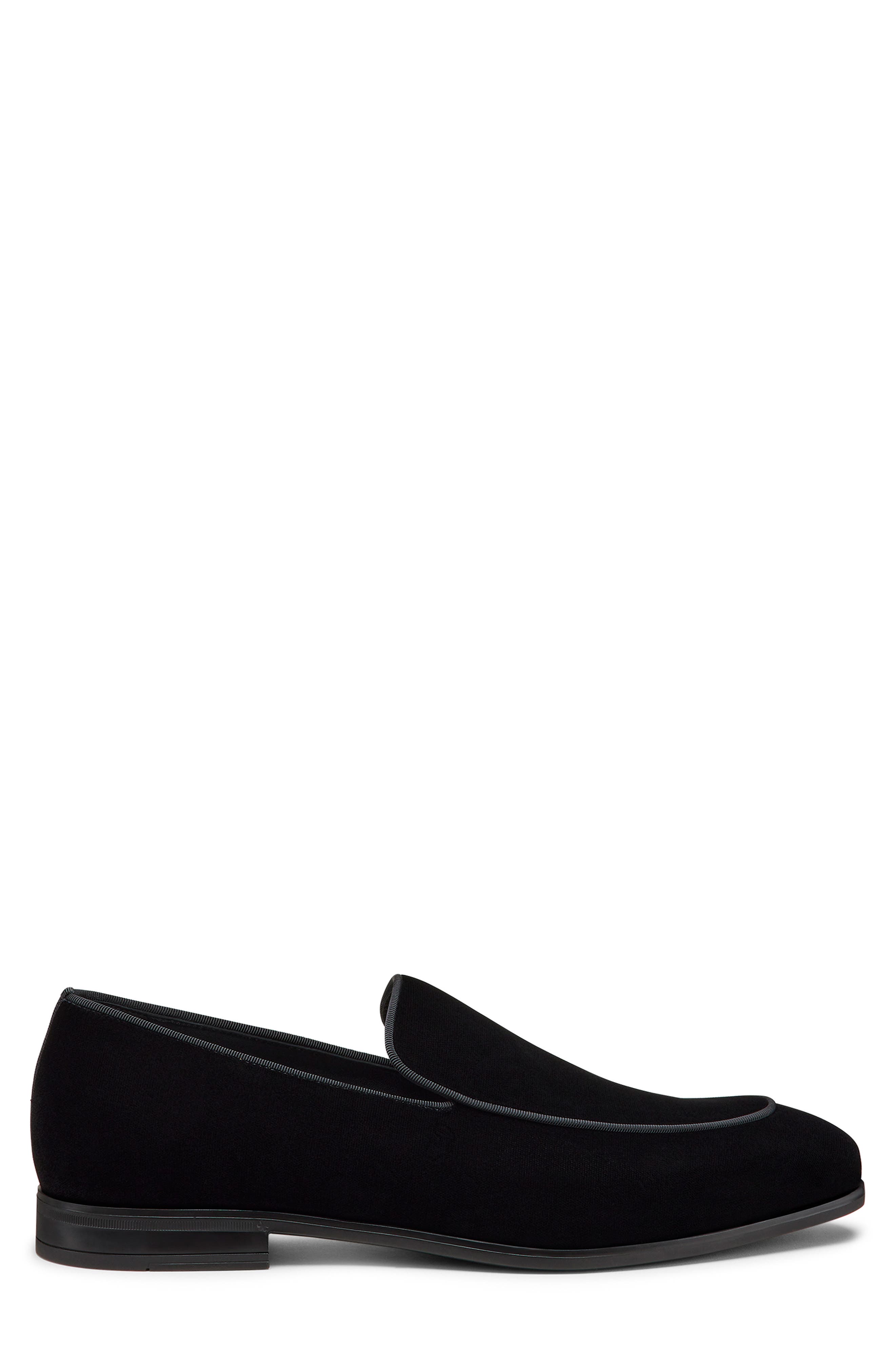 Stuart Weitzman Braydon Loafer, Alternate, color, Black