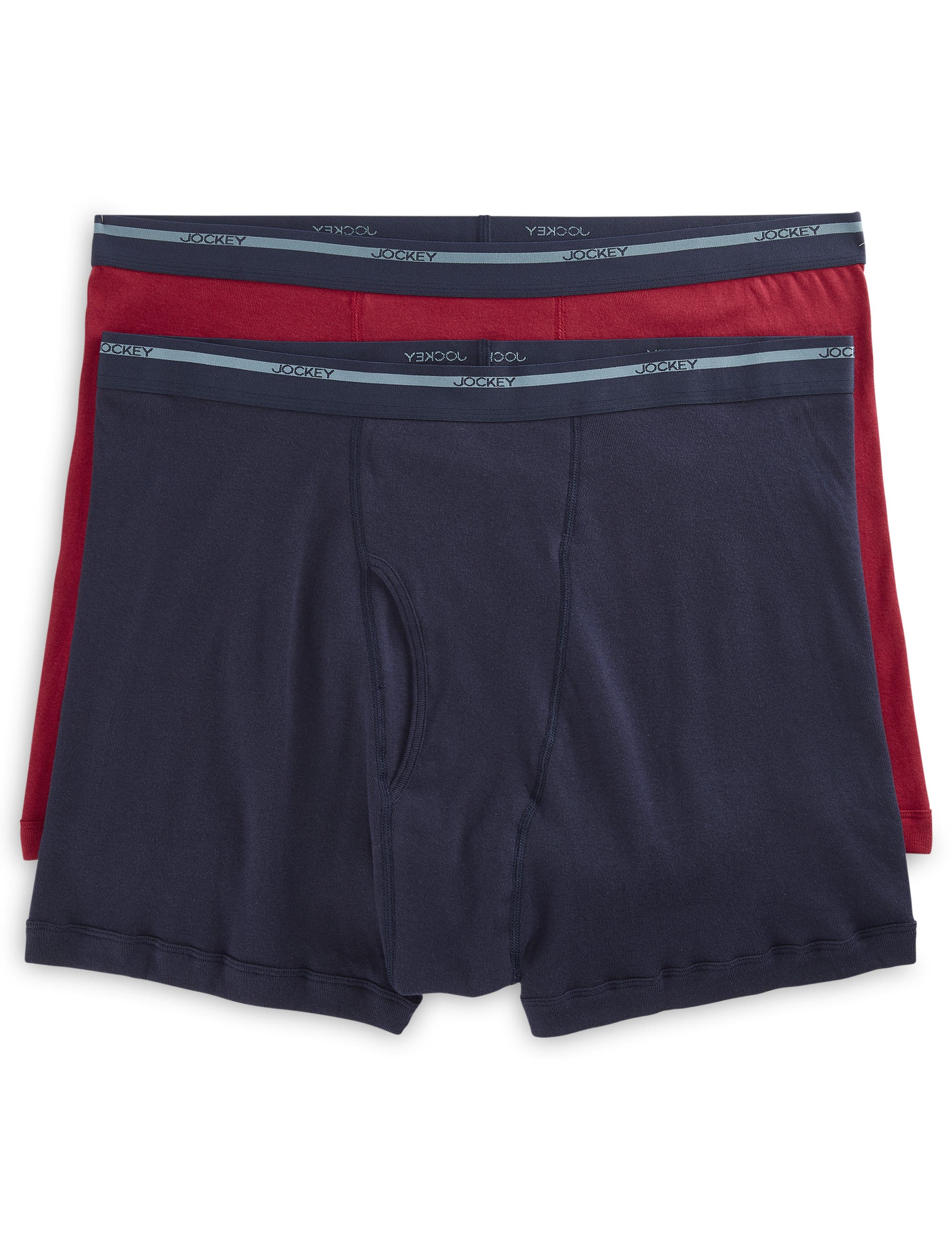 Jockey Big & Tall 2-pk Boxer Briefs in Navy Wine 