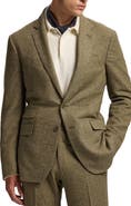 Ralph Lauren Purple Label Glen Plaid Silk, Wool & Cashmere Jacket