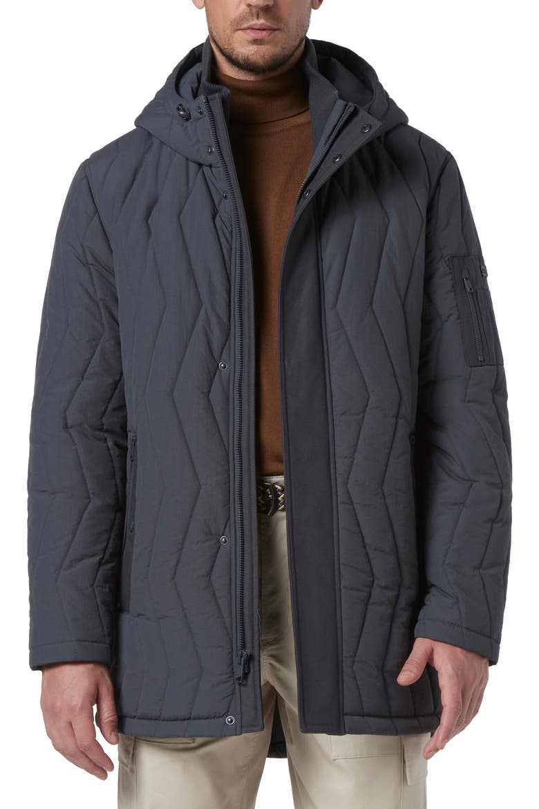 Foley Water Resistant Jacket, Main, color, CHARCOAL