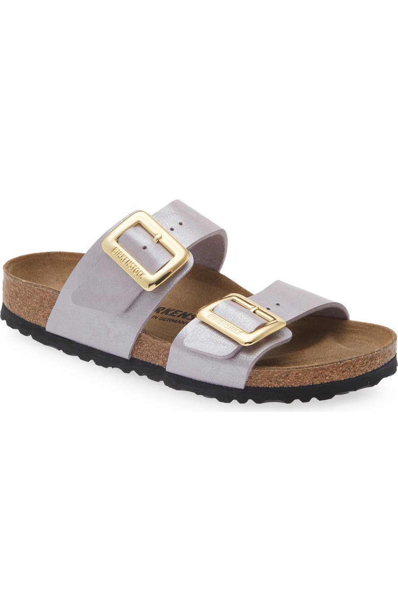 Birkenstock Sydney Luxe Buckle Slide Sandal, Main, color, Orchid