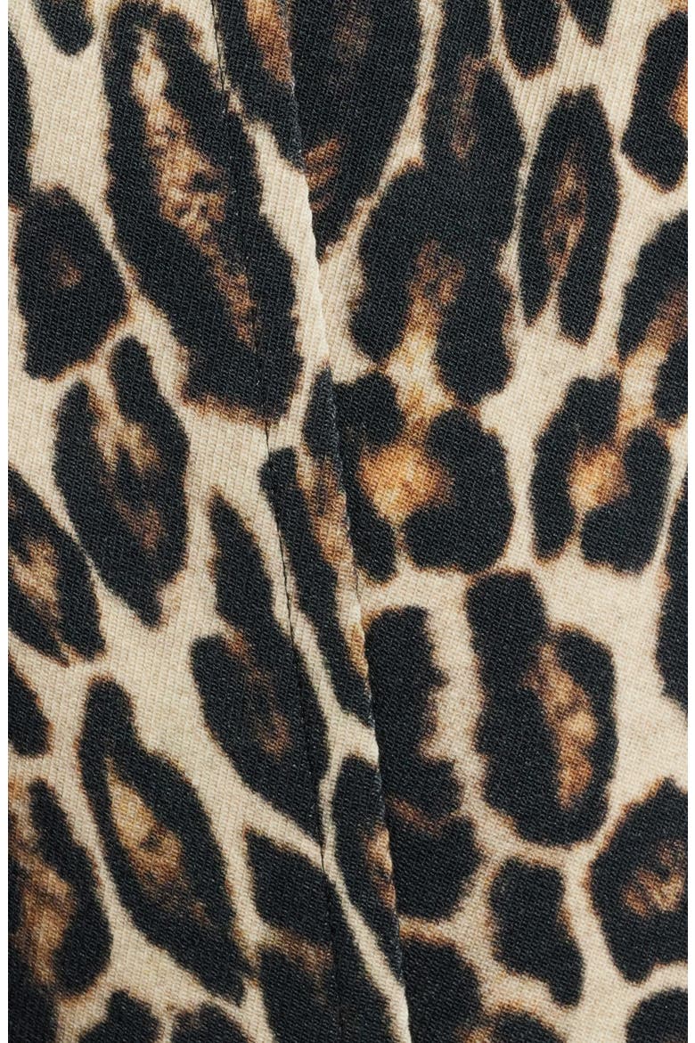 Leopard Print Wool Blend Jacket, Alternate, color, BEIGE MULTI