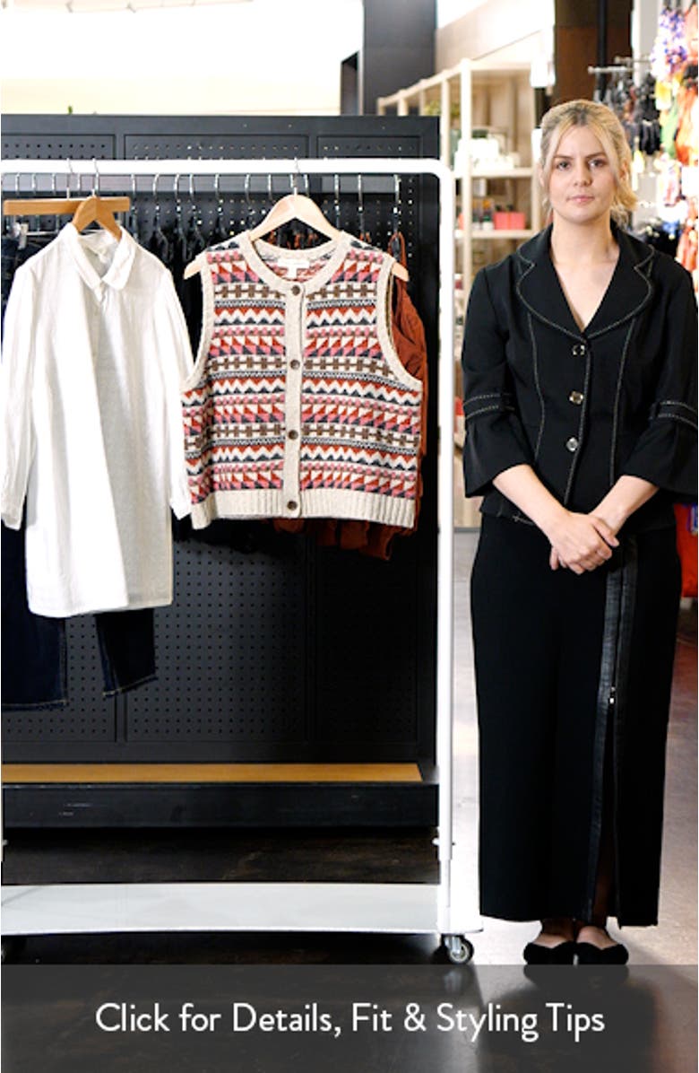 Dawson Pick Fair Isle Merino Wool Blend Sweater Vest, sales video thumbnail