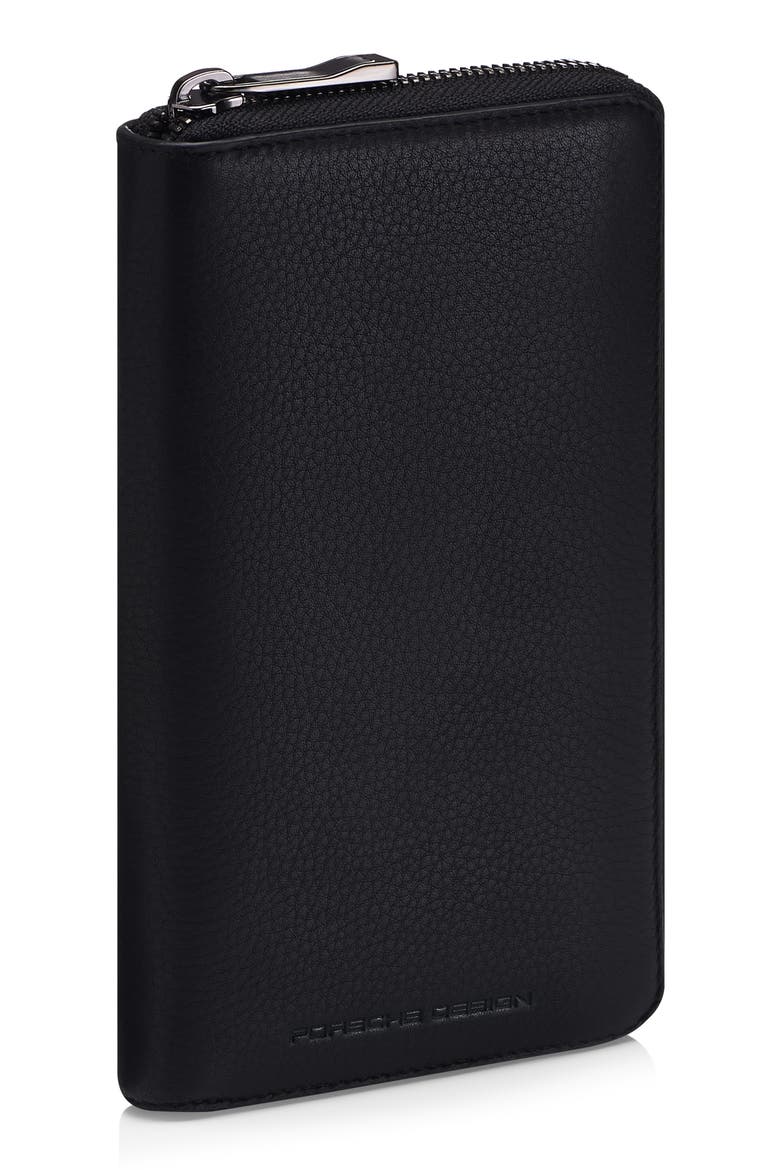 Business RFID 15 Zip Wallet, Alternate, color, BLACK