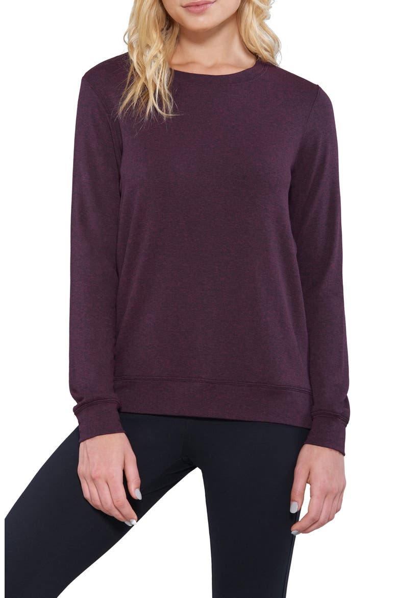 Side Zip Sweater, Main, color, BURGUNDY