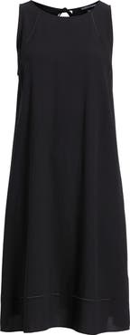 Eileen Fisher Sleeveless Silk A-Line Dress