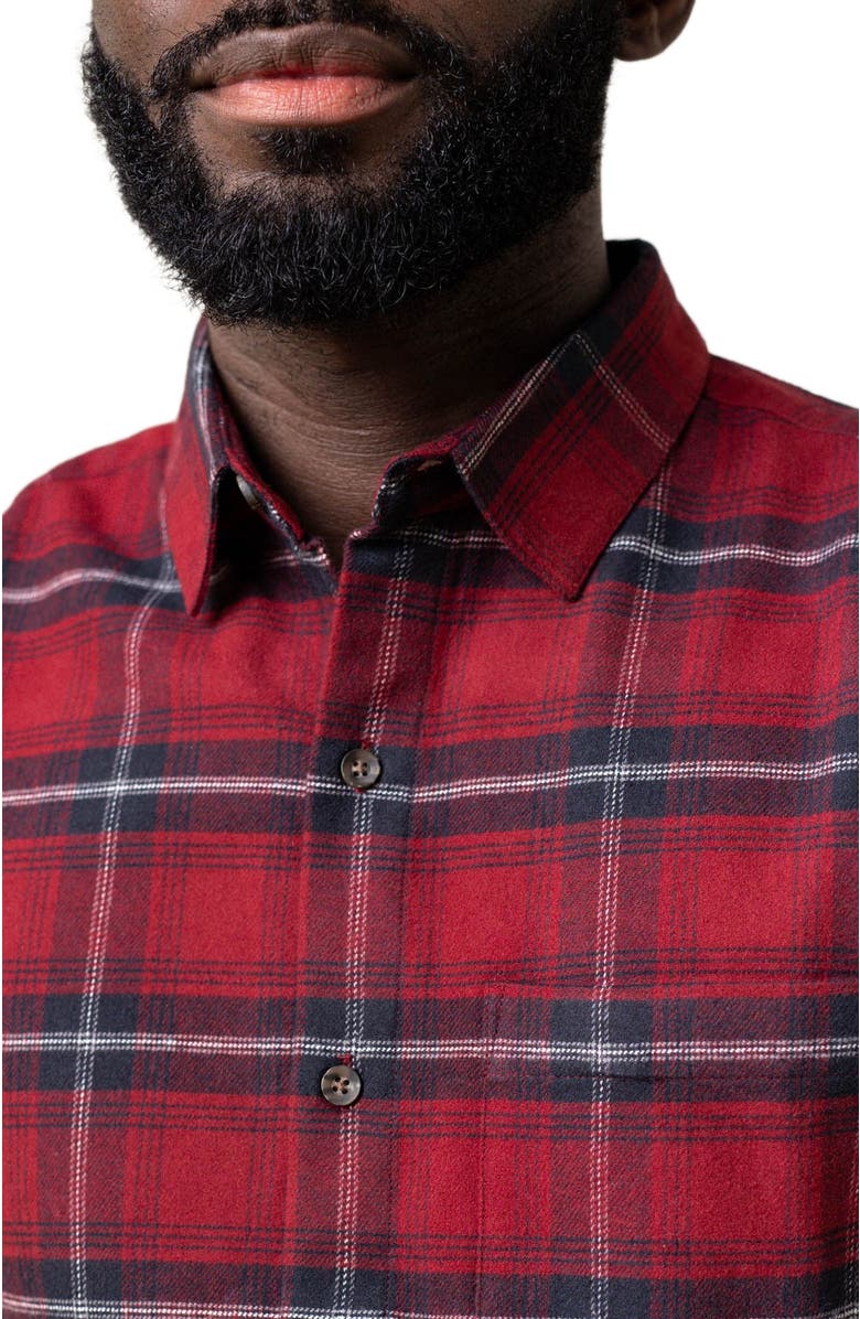 Hope & Henry Men's Brushed Flannel Button Down Shirt, Alternate, color, 
