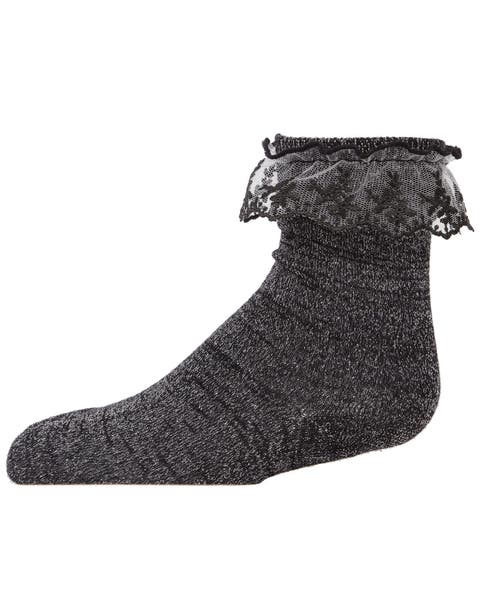 Step and Shimmer Ruffle Anklet Socks (Toddler, Little Kid & Big Kid)