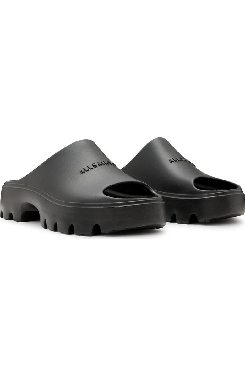 AllSaints Eclipse Platform Slide Sandal, Main, color,