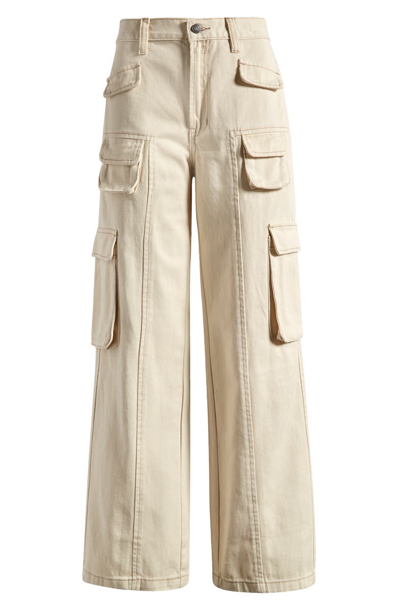 PacSun Baggy Denim Cargo Pants, Main, color, 