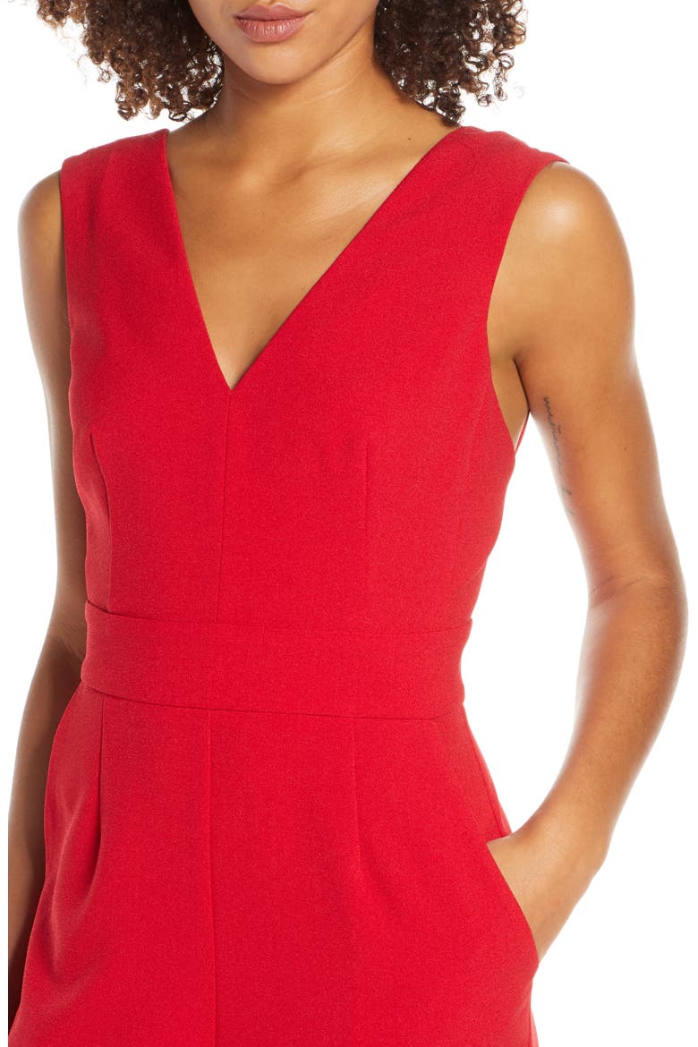 Wide Leg Jumpsuit, Alternate, color, RED JESTER