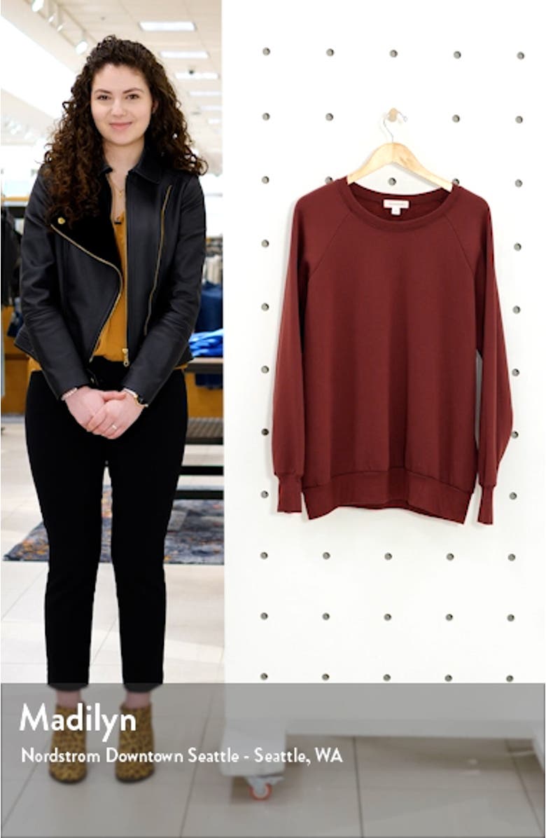 Crewneck Tunic Sweatshirt, sales video thumbnail