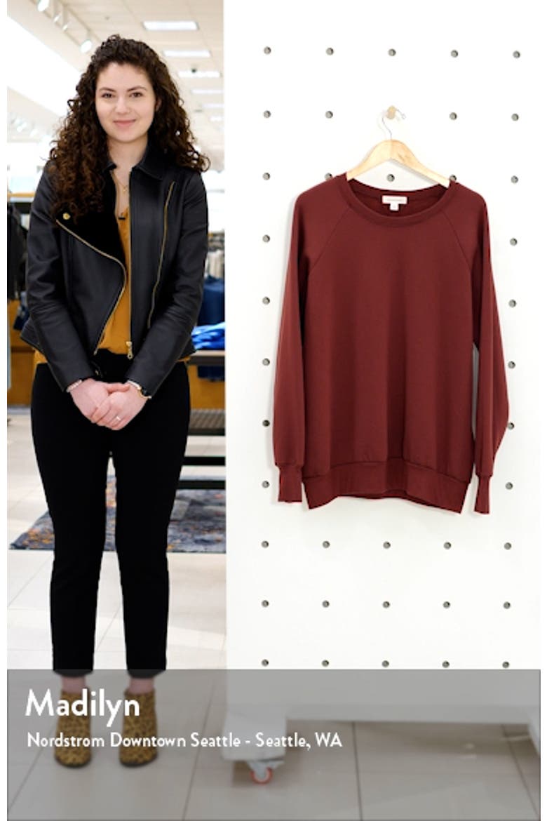 Crewneck Tunic Sweatshirt video
