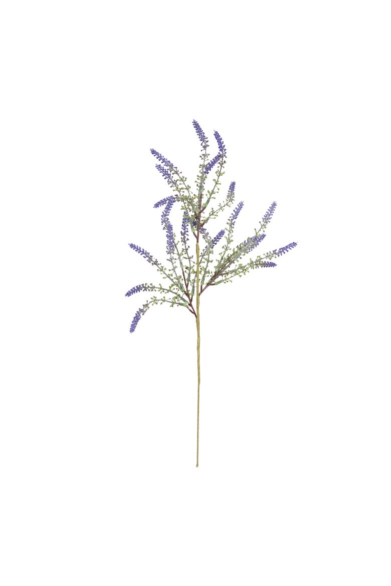 Lavender Spring Decorative Tree Stem Pick 20", Main, color, Purple