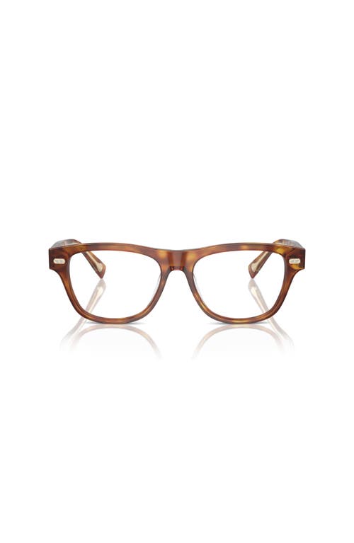 Brunello Cucinelli 54mm Rectangle Optical Glasses In Multi