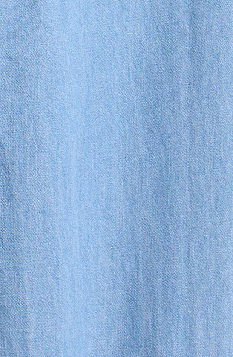 MILES THE LABEL Kids' Cotton Chambray Sweatpants, Alternate, color, Light Blue Denim