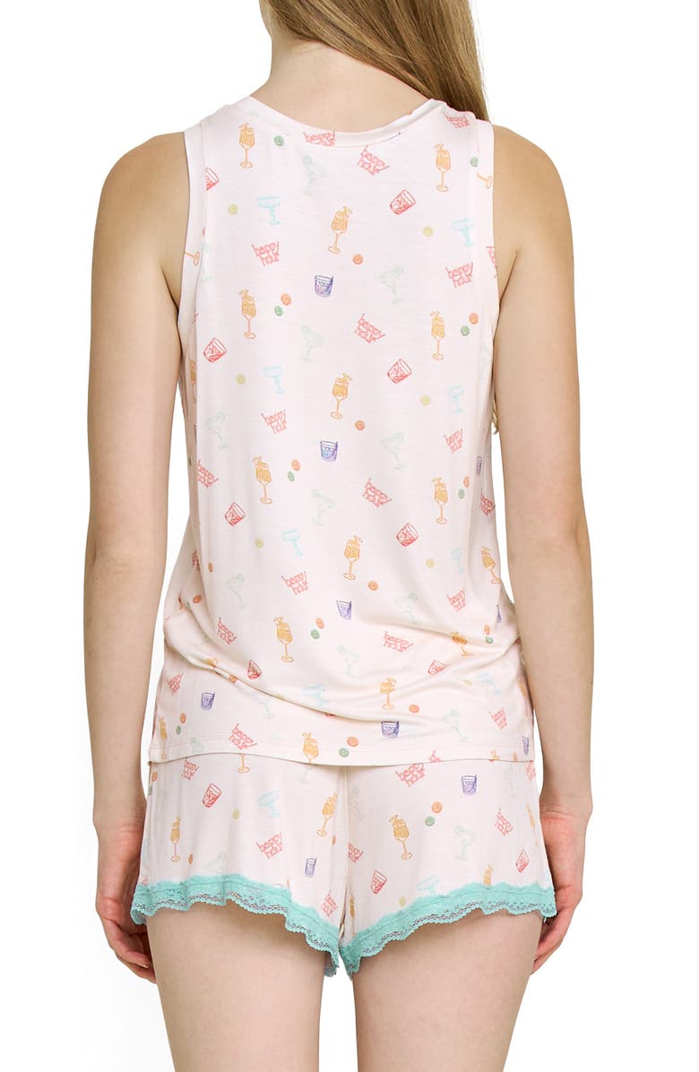 Honeydew Intimates All American Shortie Pajamas, Alternate, color, Happyhour