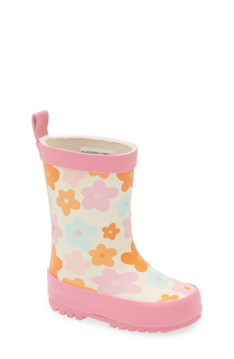 Kids' Audra Flower Rain Boot (Walker, Toddler & Little Kid)