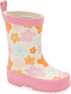 Harper Canyon Kids' Audra Flower Rain Boot