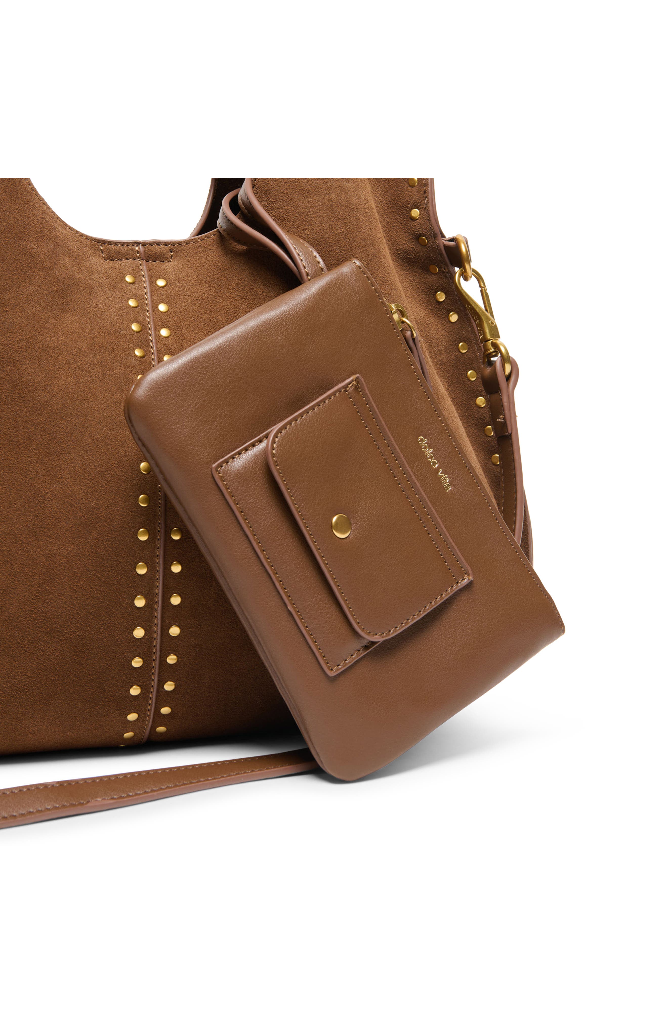 Sonora Suede Hobo, Alternate, color, MID BROWN
