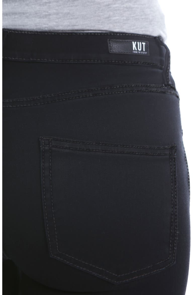 Mia High Waist Super Skinny Jeans, Alternate, color, BLACK