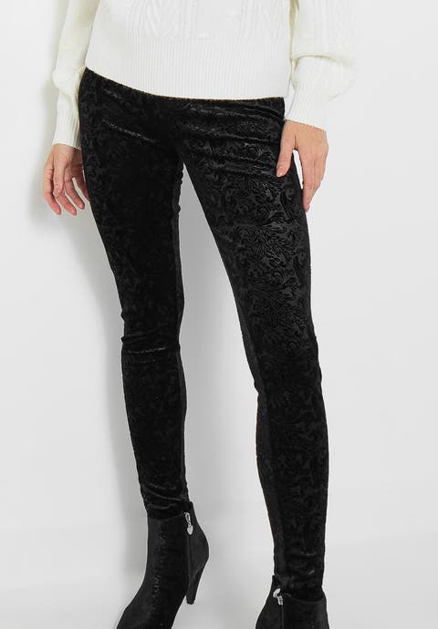 Stretch Velvet Legging (plus)
