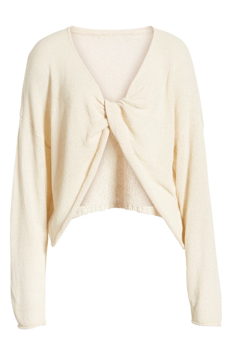 CHRISELLE LIM COLLECTION Chriselle Lim Sabine Front/Back Sweater, Alternate, color,