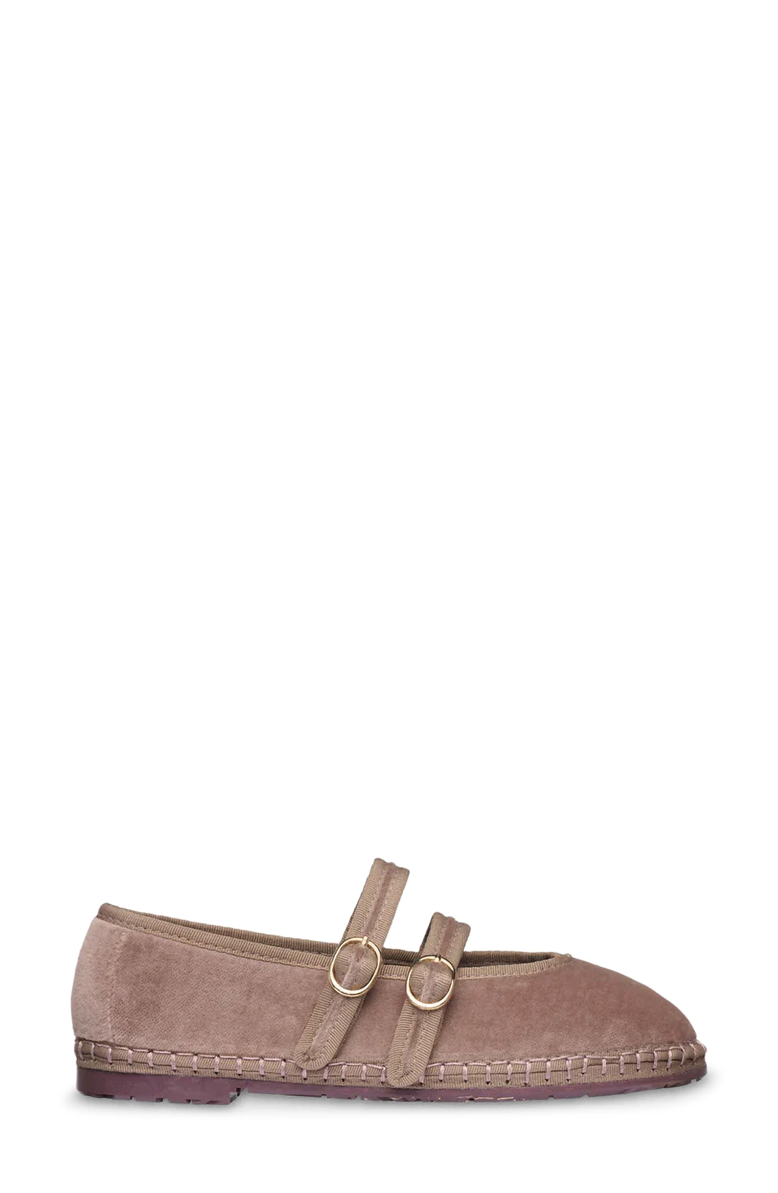 Claire Linfa Mary Jane Flat, Alternate, color, BROWN