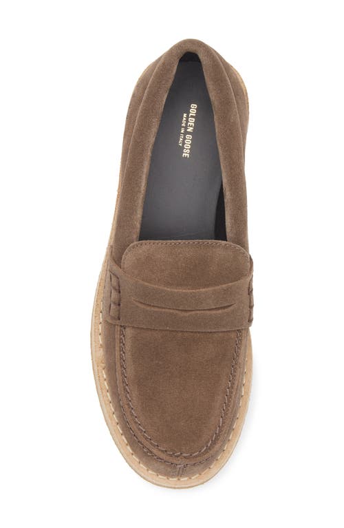 Golden Goose Jerry Suede Loafer In Brown