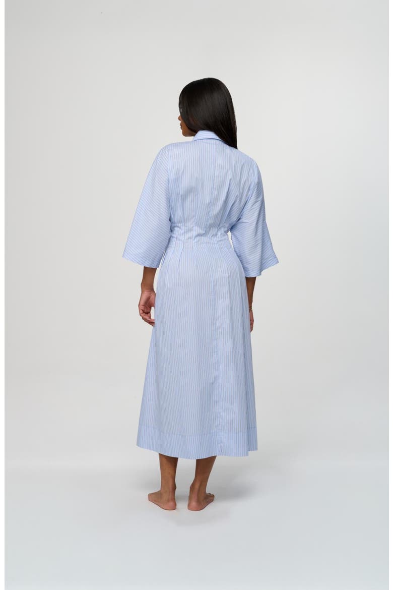 Liana Dress, Alternate, color, Light Blue Stripe