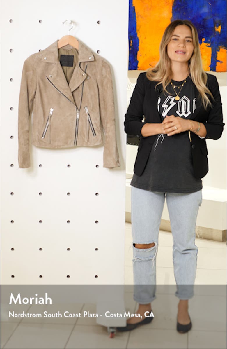Dalby Suede Biker Jacket, sales video thumbnail
