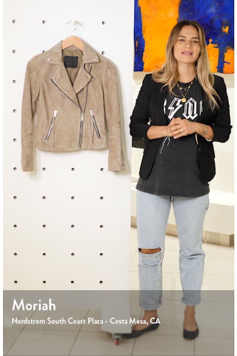 Dalby Suede Biker Jacket video