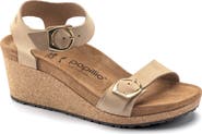 Birkenstock Papillio by Birkenstock Soley Ring Buckle Wedge Sandal