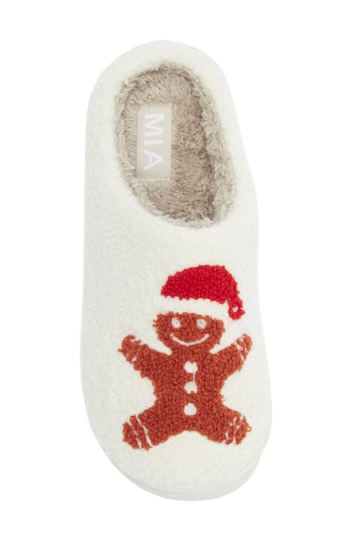 Mia Cozi Slipper In White