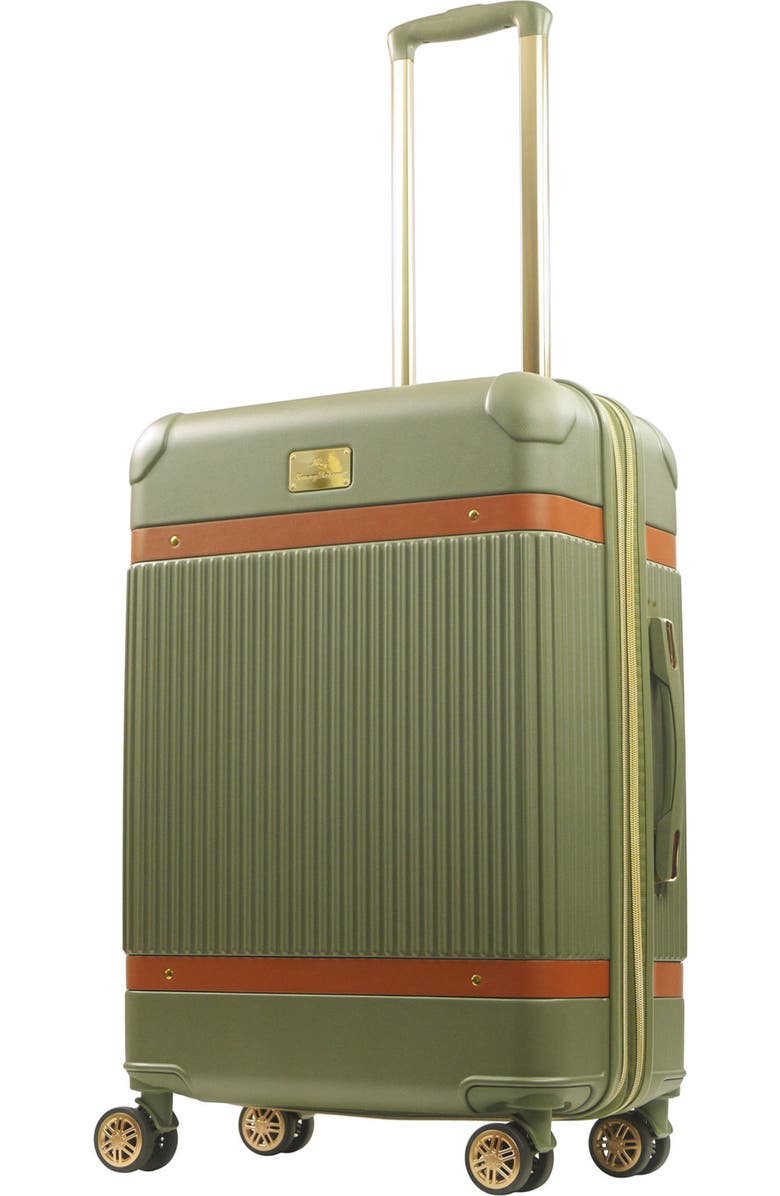 Tommy Bahama 26-Inch Hardside Spinner Luggage, Main, color, Olive