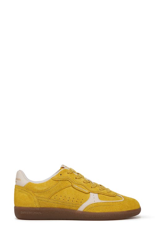 Sam Edelman Kallen Sneaker Saffron Yellow Suede In Saffron Yellow