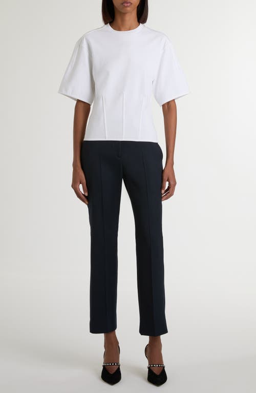 Alexander Mcqueen Mcqueen Corset Detail T-shirt In White